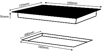 HO-4-6NF-INDUCT1 dimensions